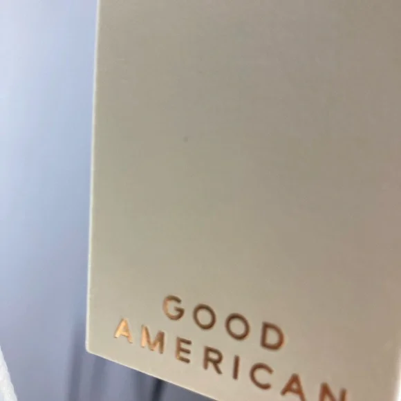 GOOD AMERICAN Sparkle Sleeveless Bodysuit Size 2. Rare! Brown & Gold - Picture 6 of 9